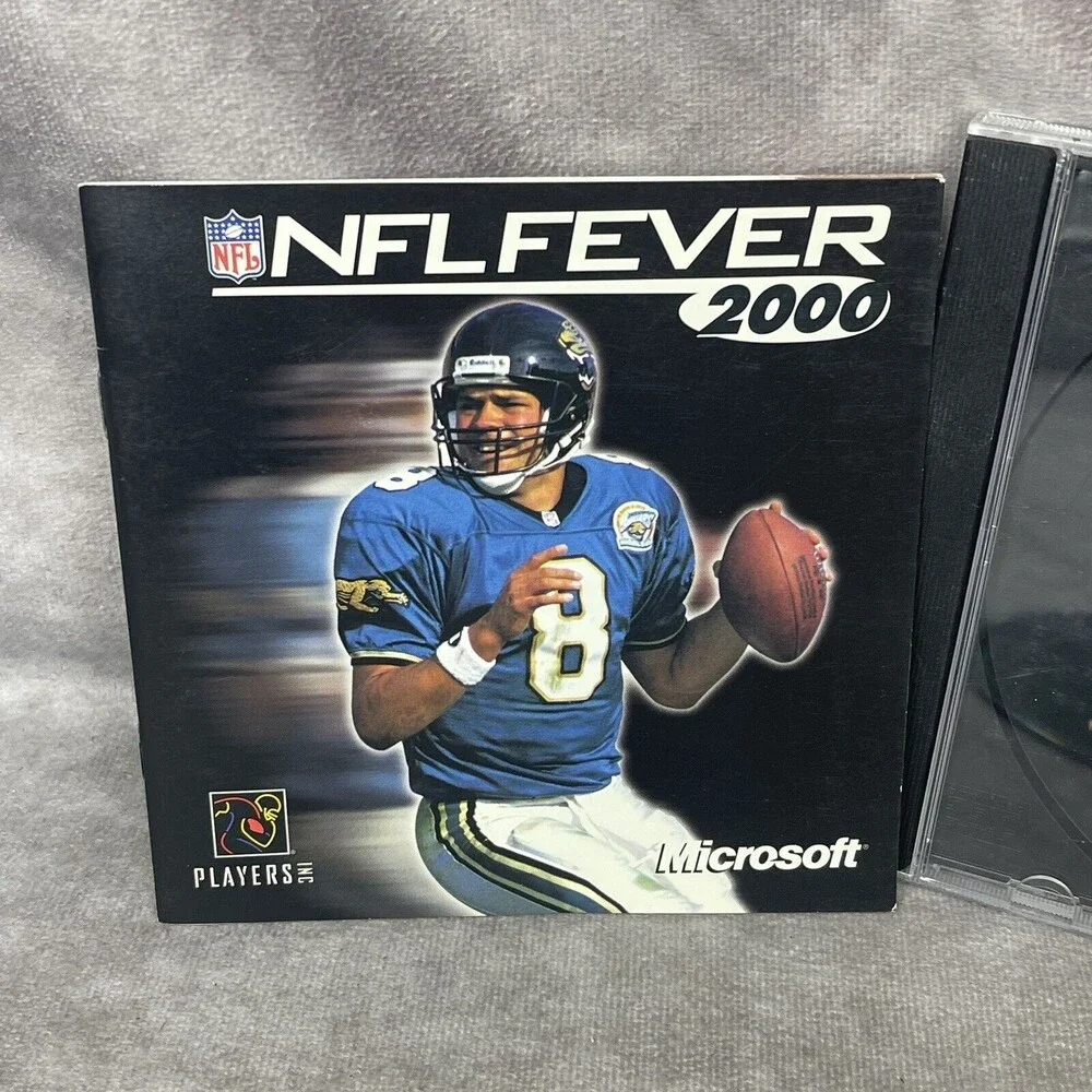 Microsoft NFL Fever 2000 PC CD-ROM MS 1999 game for Windows 95/98